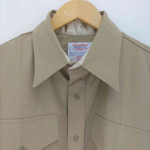 クレイトン CREIGHTON 70S USA製 フラップポケット ミリタリー シャツ メンズ  17 34